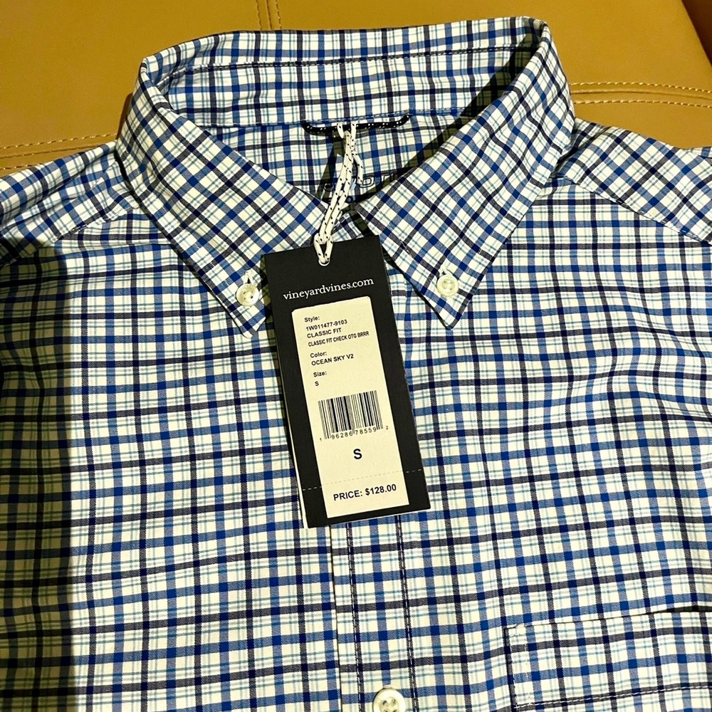 Vineyard Vines On-The-Go brrr° Tattersall Button Down Shirt